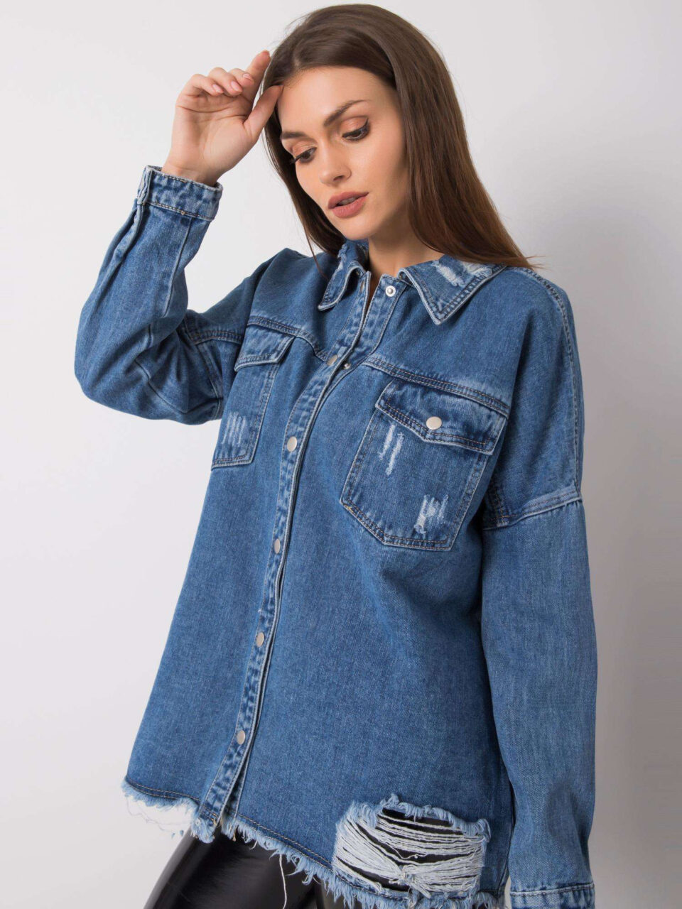 Koszula jeansowa damska w stylu Denim